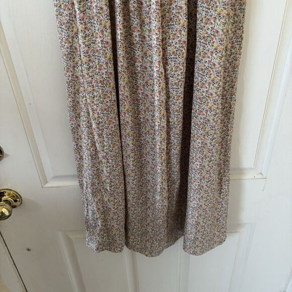 Dainty Floral Womens Midi Dress Size S Regency Romantic Bohemian Hippie Coastal - Picture 11 of 11